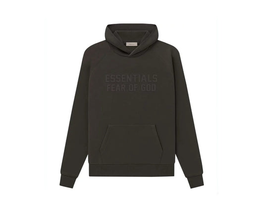 FEAR OF GOD ESSENTIALS HOODIE OFF-BLACK