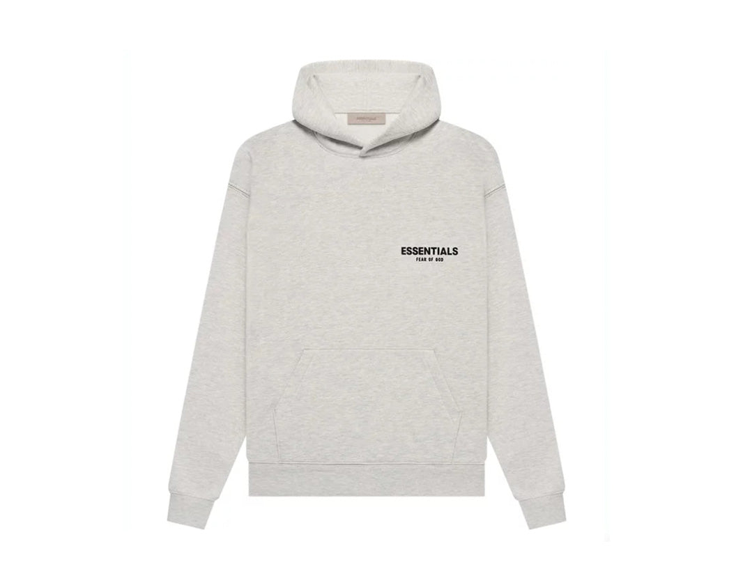 FEAR OF GOD ESSENTIALS HOODIE LIGHT OATMEAL