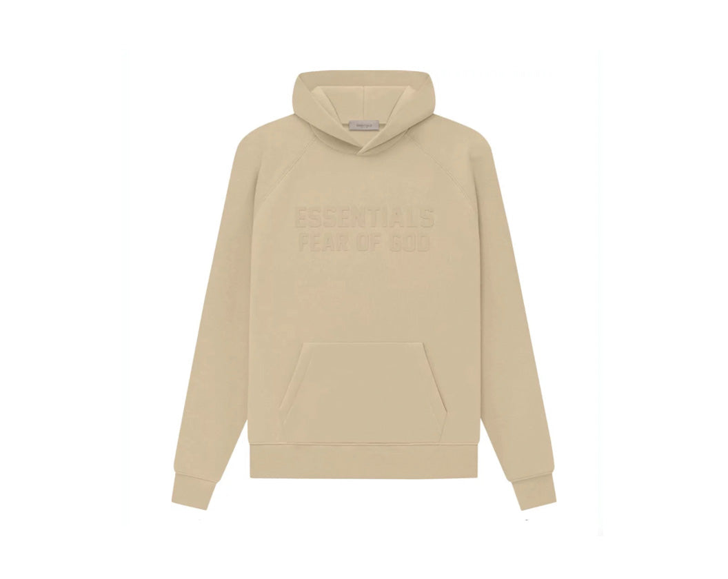 FEAR OF GOD ESSENTIALS HOODIE SAND