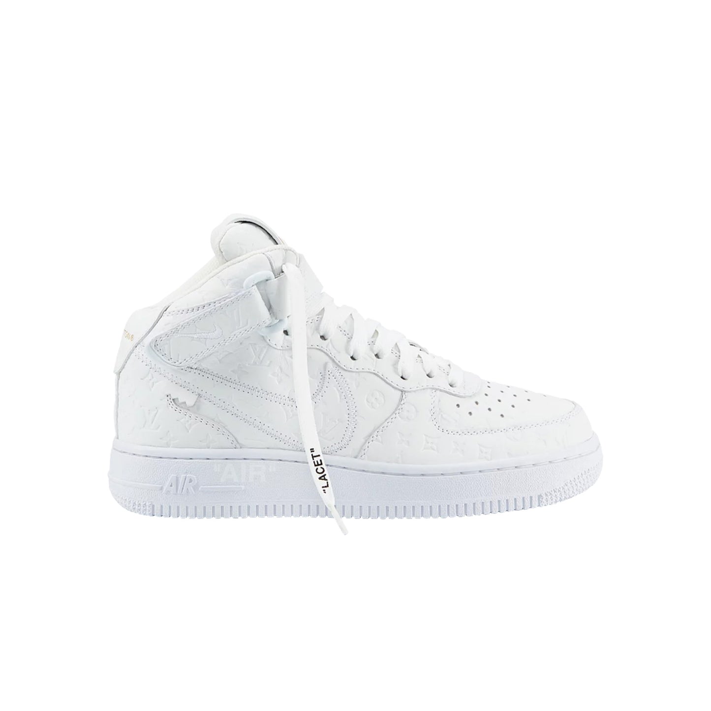 LOUIS VUITTON AIR FORCE 1 MID BY VIRGIL ABLOH WHITE