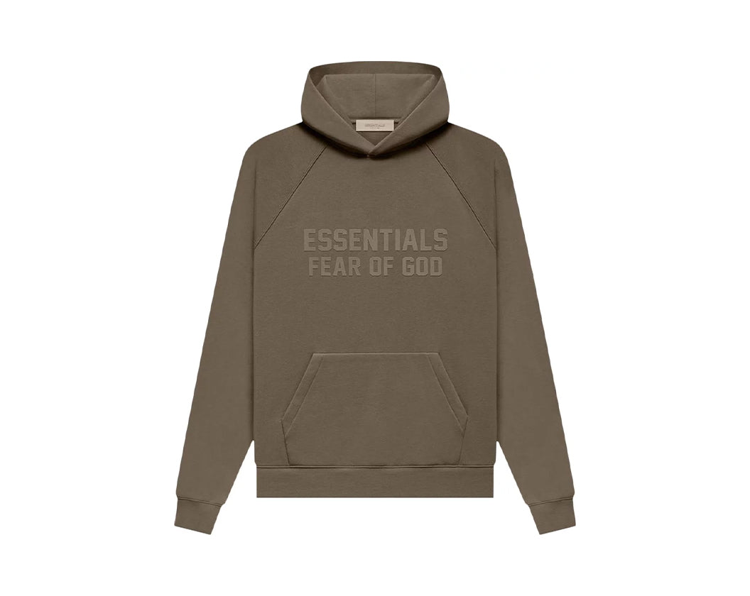 FEAR OF GOD ESSENTIALS HOODIE WOOD