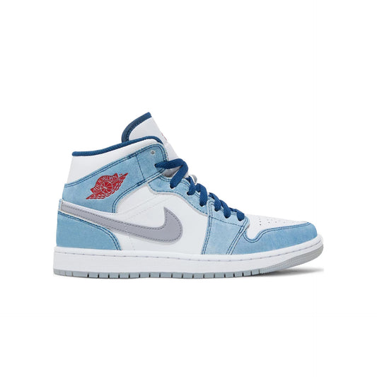 AIR JORDAN 1 MID FRENCH BLUE FIRE RED