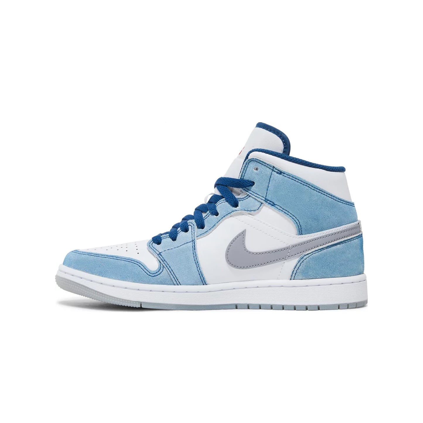 AIR JORDAN 1 MID FRENCH BLUE FIRE RED