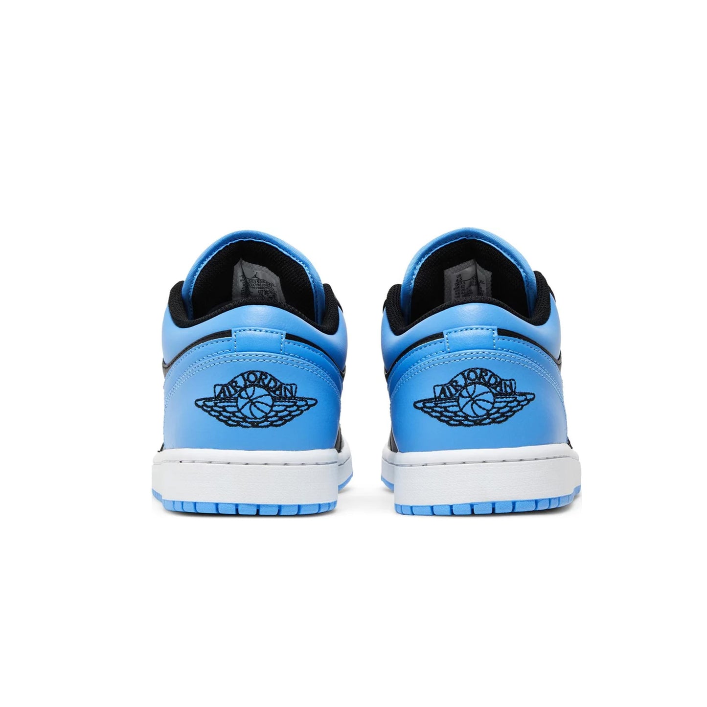 AIR JORDAN 1 LOW BLACK UNIVERSITY BLUE