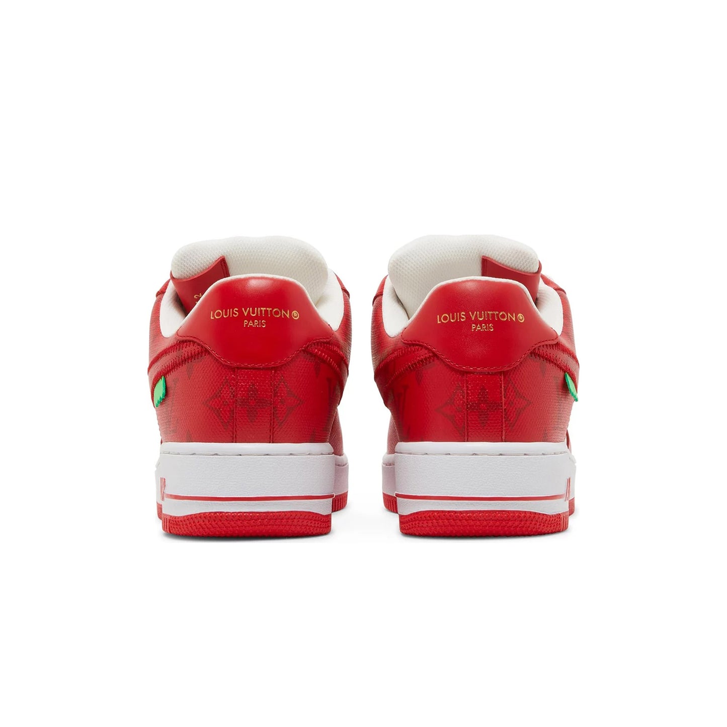 LOUIS VUITTON NIKE AIR FORCE 1 LOW BY VIRGIL ABLOH WHITE RED