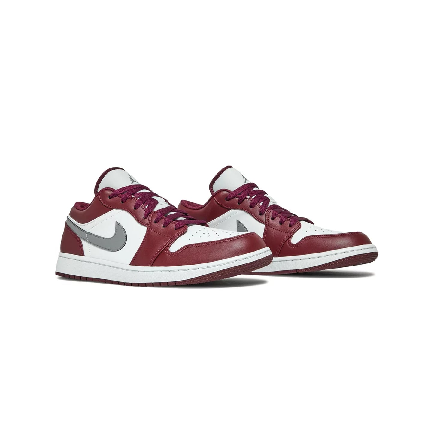 AIR JORDAN 1 LOW WHITE BORDEAUX