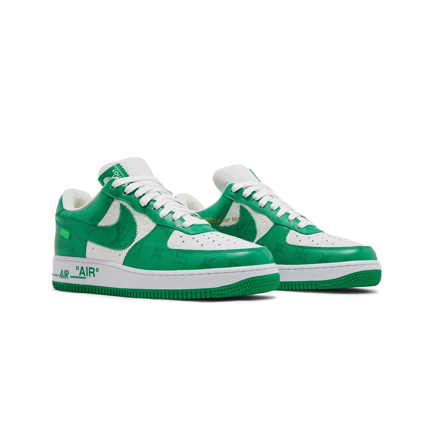 LOUIS VUITTON AIR FORCE 1 LOW BY VIRGIL ABLOH GREEN